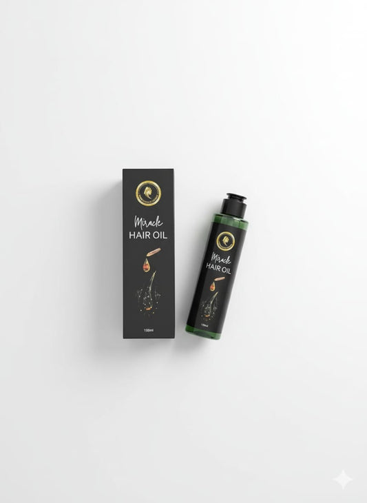 Miracle Hair Oil – Anti Hair Fall, Anti Dandruff & Hair Growth Booster (100% Herbal) (BUY 1 GET 1 FREE OFFER 1ST 50 CUSTOMERS)