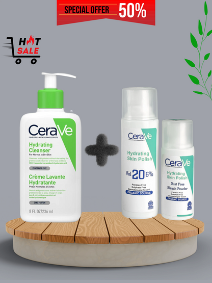 CeraVe 2-Step Skincare Kit – For Soft, Clean & Glowing Skin