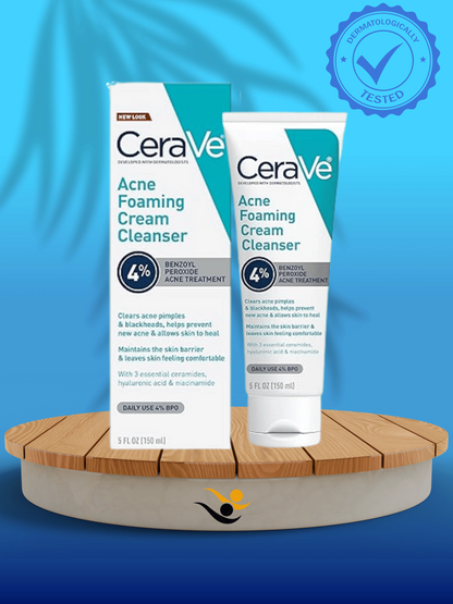 CeraVe 4-in-1 Skincare Kit – Night Cream, Retinol Serum, Acne Cleanser & SPF 50 Sunscreen